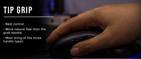 How to Hold Gaming Mouse: Fingertip Grip