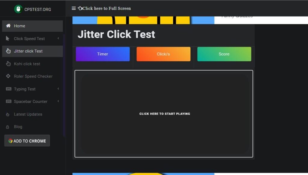 Mouse Jitter Test